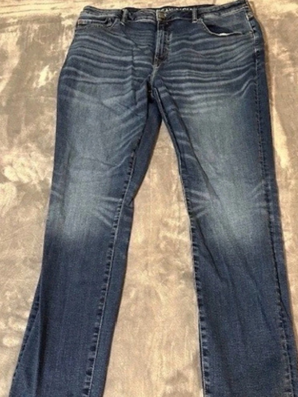 American Eagle Men’s Athletic Skinny AirFlex+ Blue Jeans 40x34 Medium Wash
